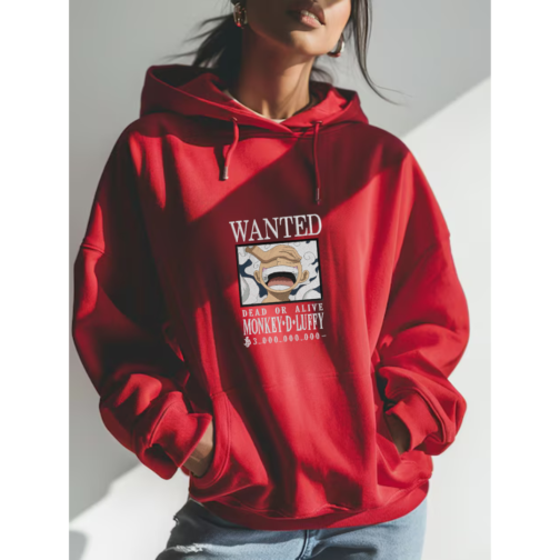 One Piece - Embroidered Hoodie - Image 2